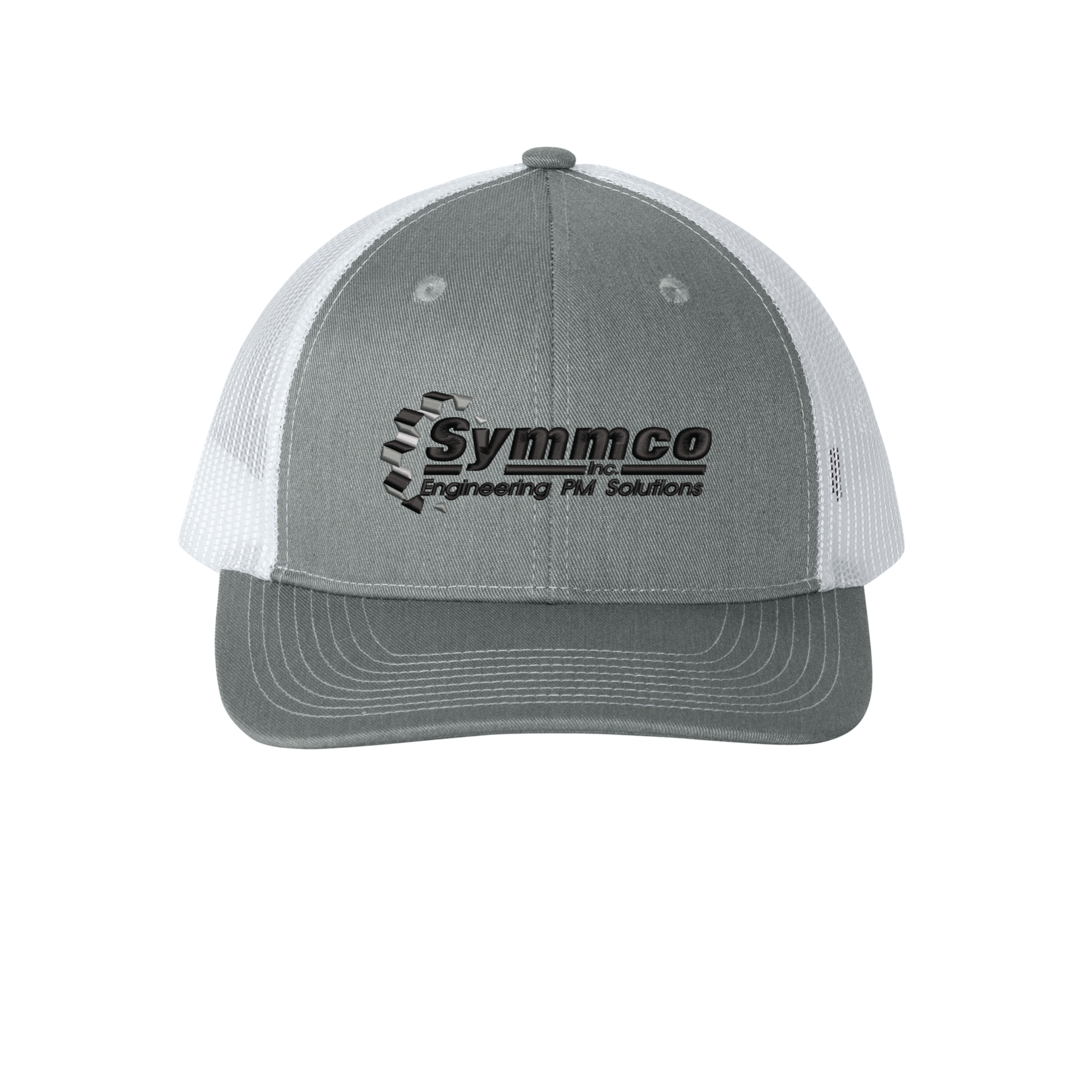 Symmco Inc. Embroidered Port Authority® Snapback Ponytail Trucker Cap