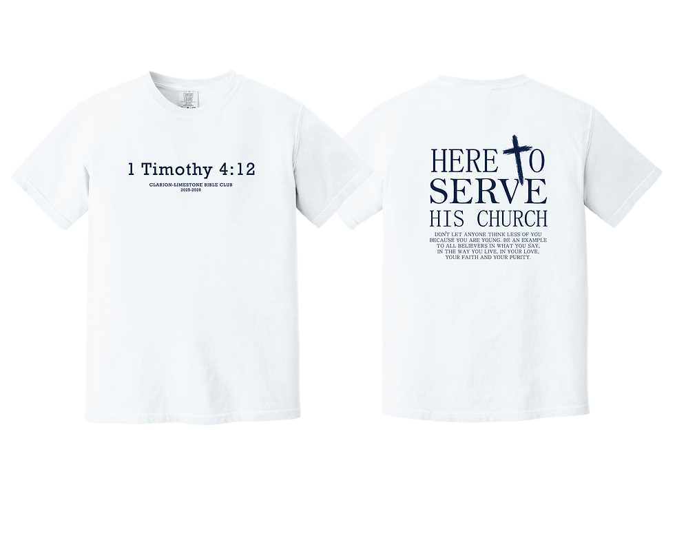 Thumbnail: C-L Bible Club Comfort Colors® Heavyweight Ring Spun Tee