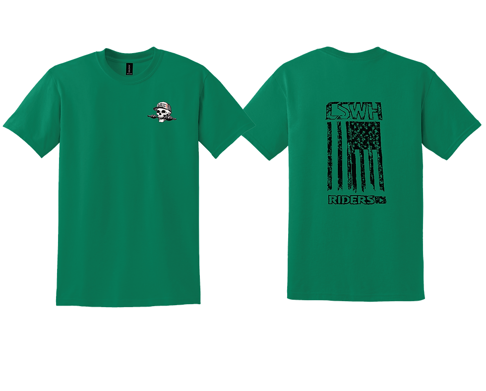 Thumbnail: LSWH Riders "American Flag" Gildan® DryBlend® 50 Cotton/50 Poly T-Shirt