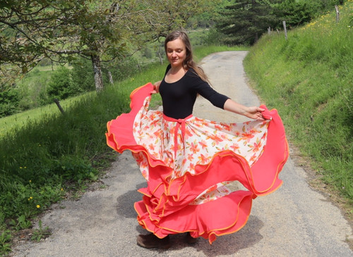 Jupe Longue Jupe Tzigane Russe Jupe Tzigane Romani Russe Très