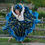Miniature : Jupe tzigane romani russe très ample bleu océan
