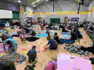 No Sew Fleece Blanket event 2019