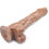 Thumbnail: 8.3” Brown Flesh Suction Dildo 
