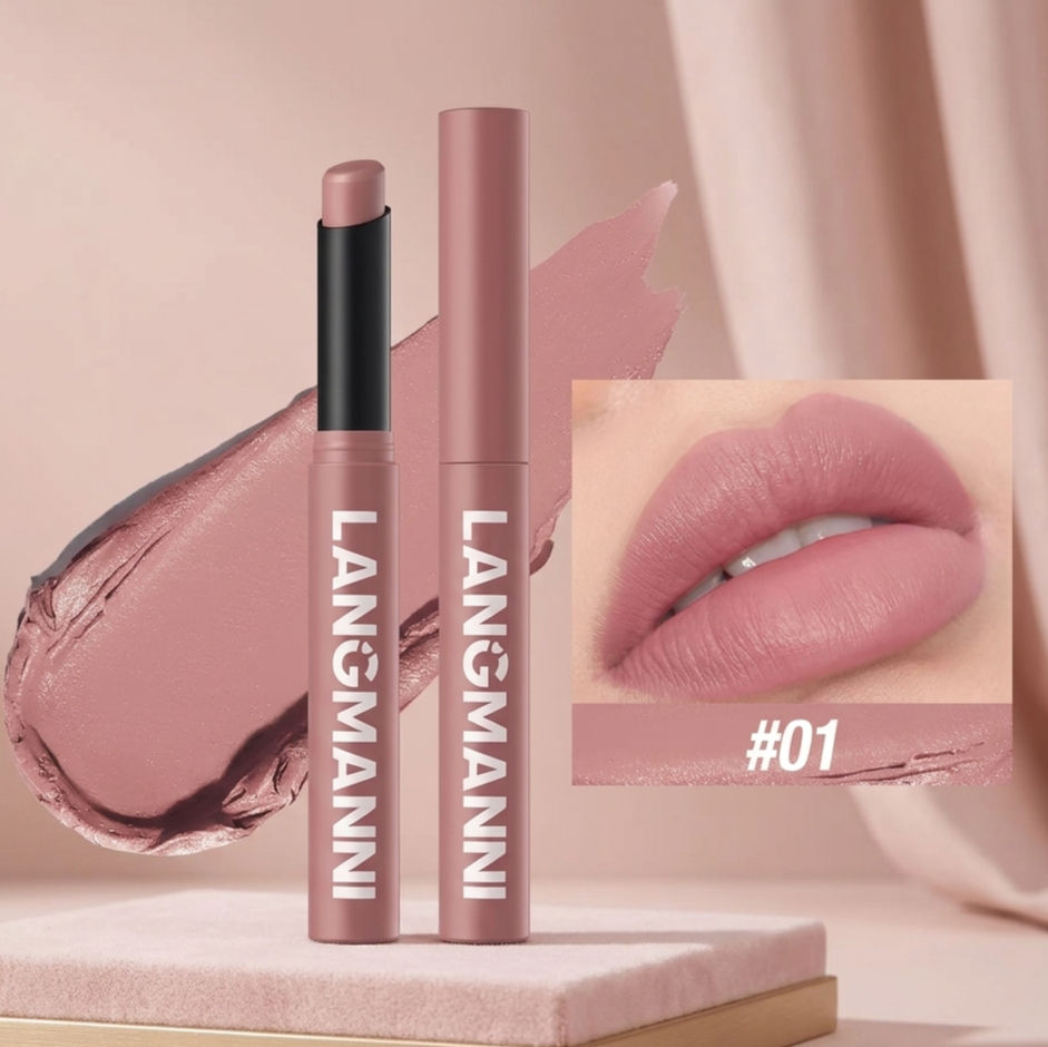 Miniatura: Soft Velvet Matte Lipstick – 12 Elegant Shades