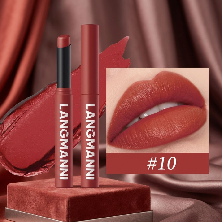 Miniatura: Soft Velvet Matte Lipstick – 12 Elegant Shades