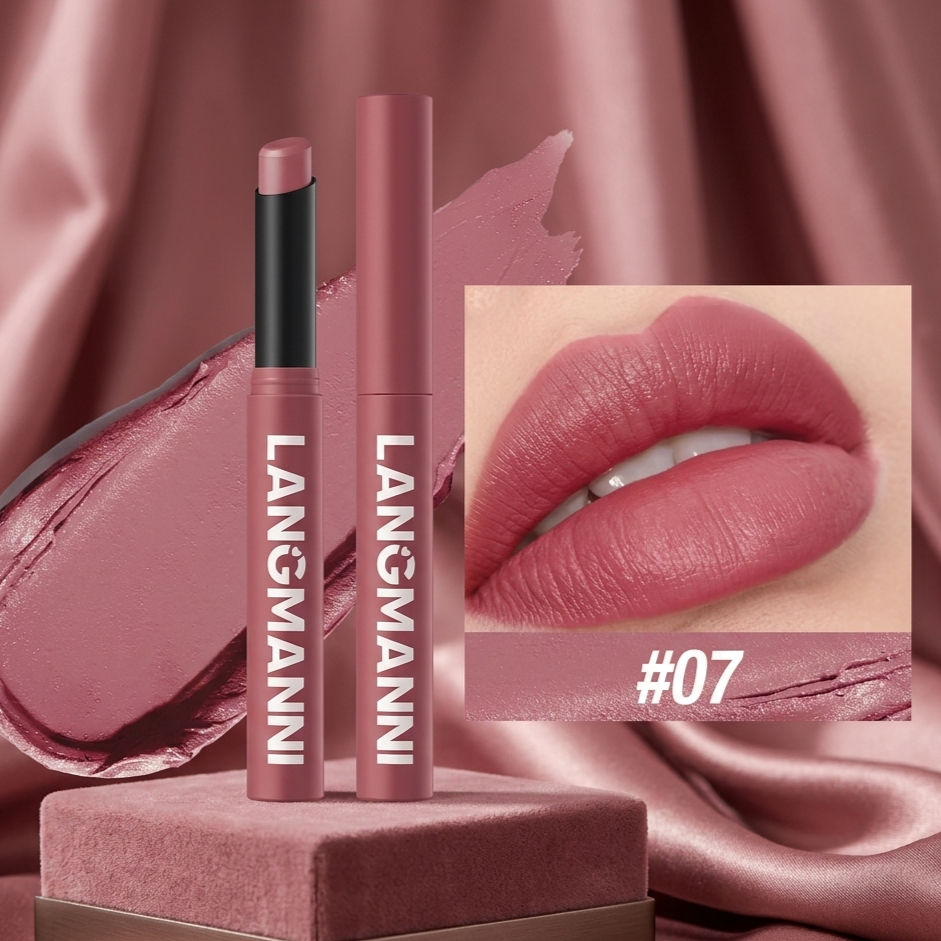 Miniatura: Soft Velvet Matte Lipstick – 12 Elegant Shades