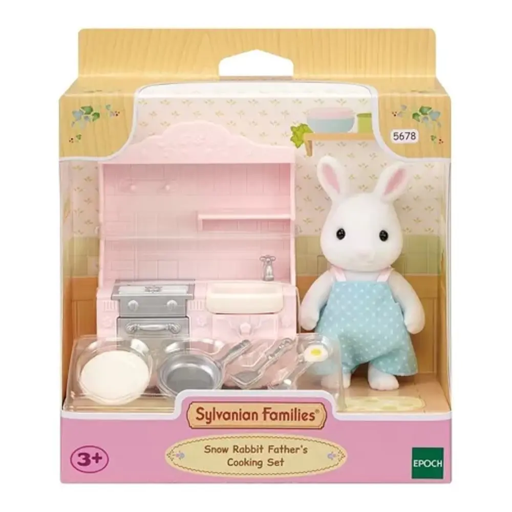 Conjunto Cozinha Papai Coelho Neve Sylvanian Families