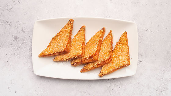 5b. Sesame Prawns on Toast