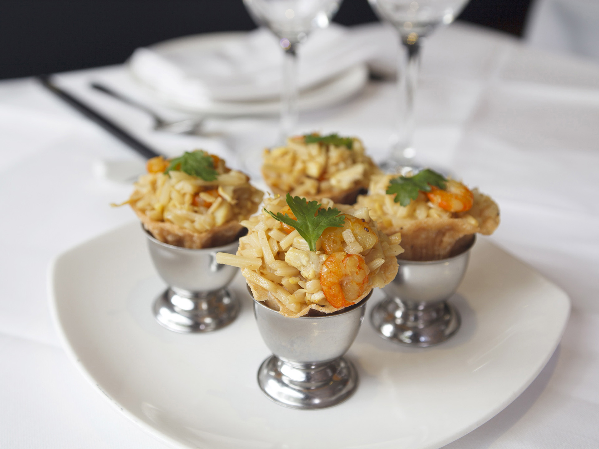 Arranged Food and Objects