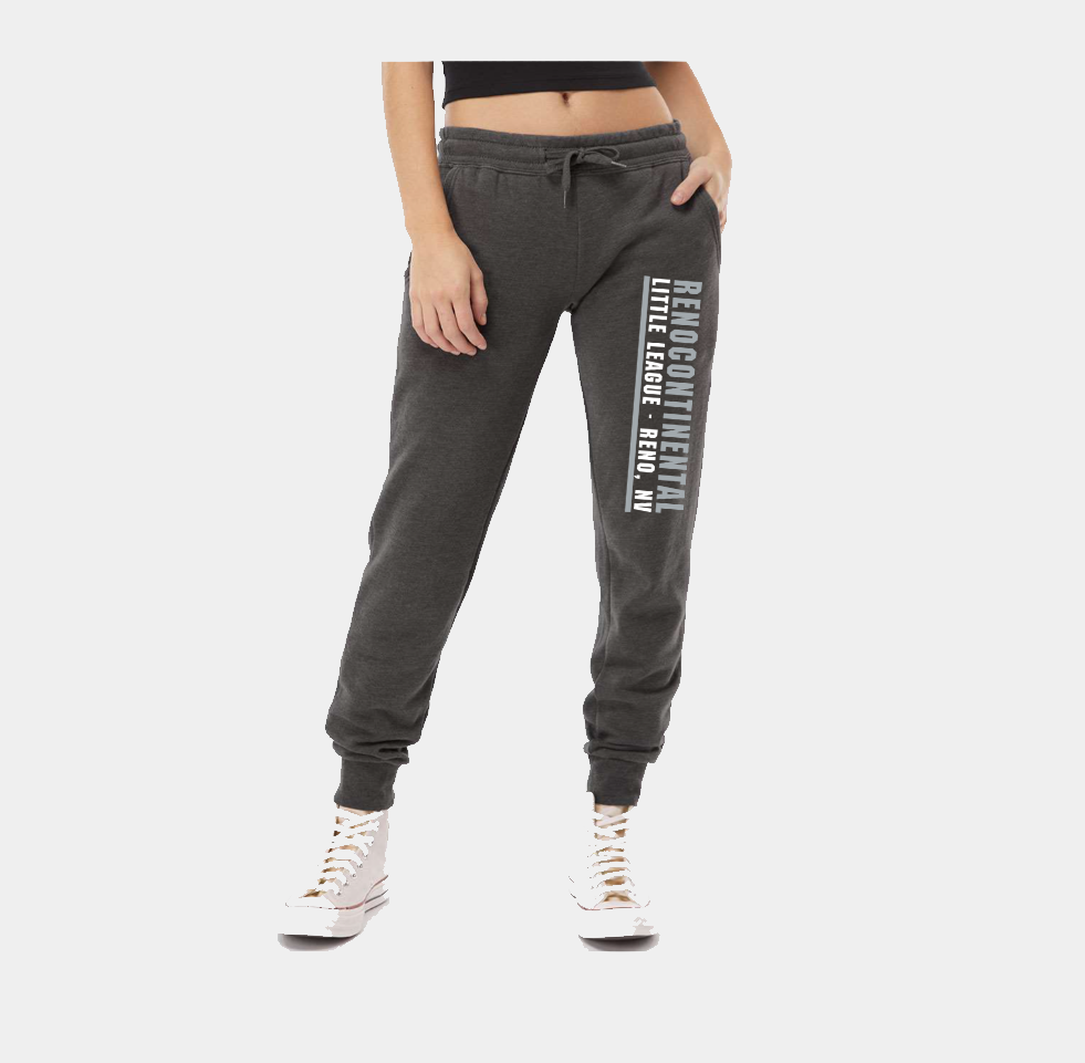 Women's California Wave Wash Sweatpants-Reno Continental Long Logo