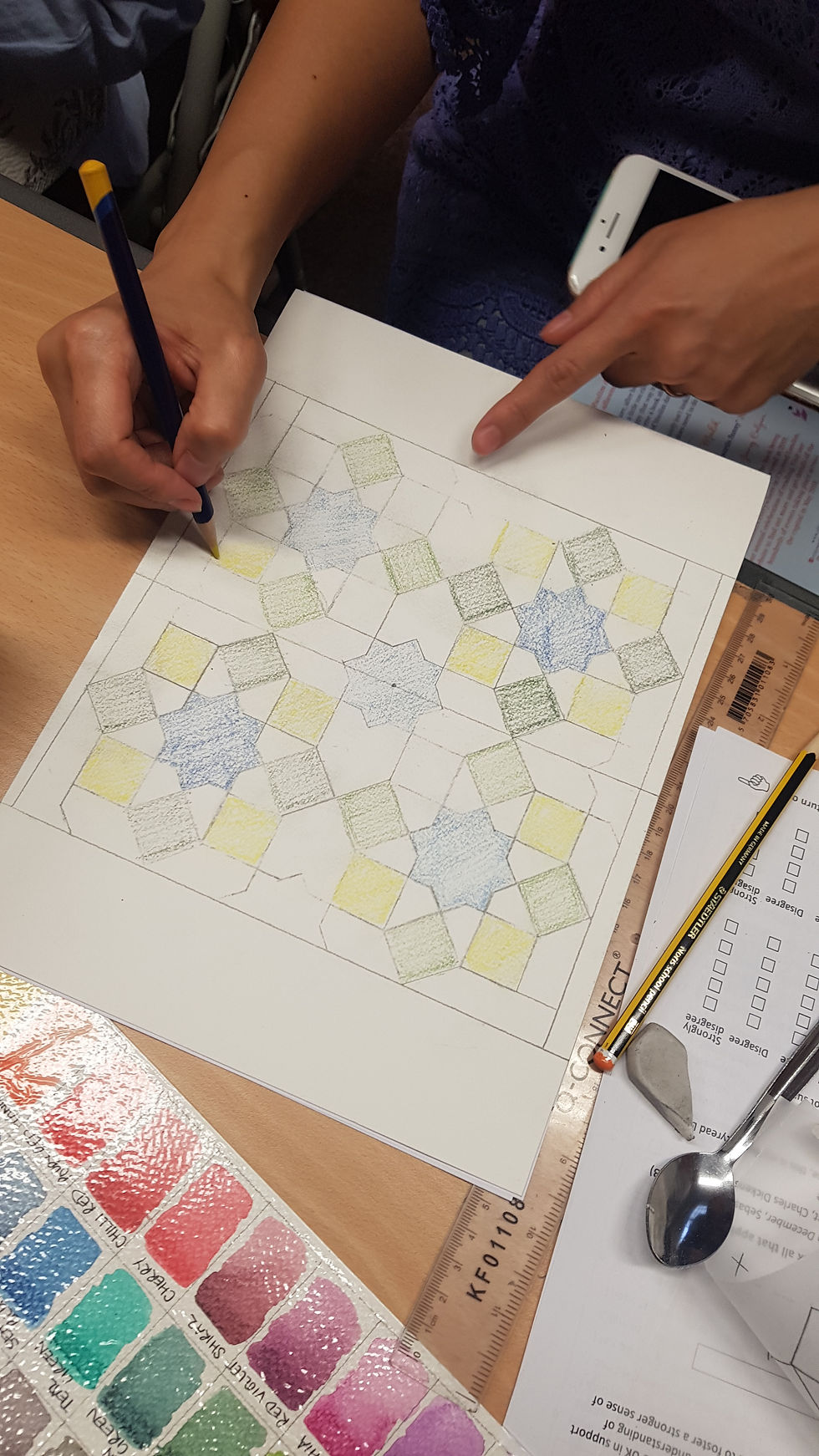 Islamic Geometry Workshop at Chelsea Library