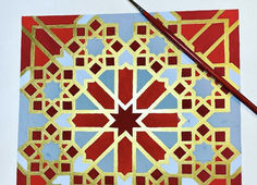 Khiva art work by participant @littleblackdogart