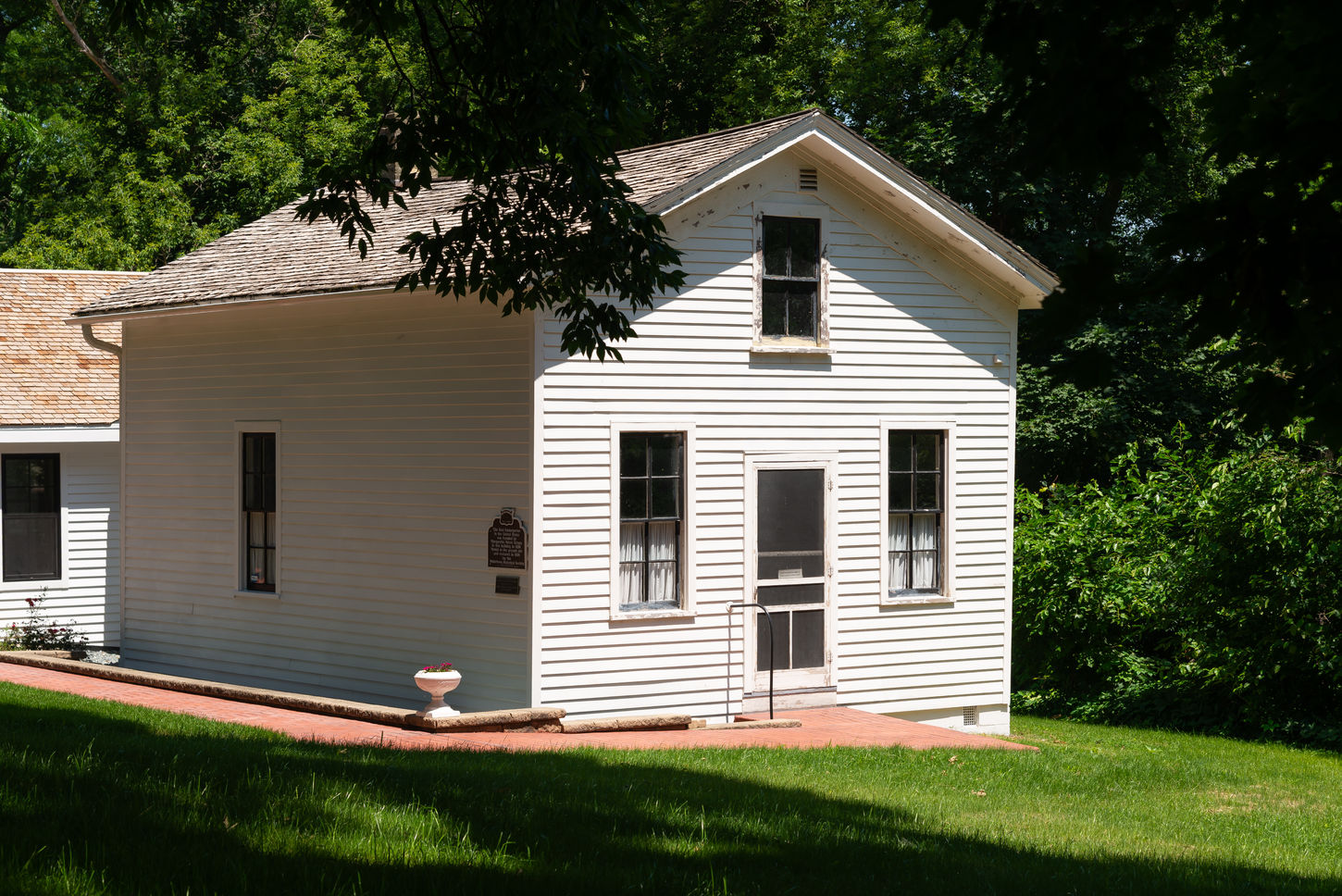 Exterior of America's First Kindergarten, opened in 1856, in Watertown, Wisconsin, USA.