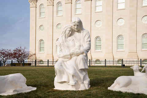 Nauvoo, Illinois - United States - December 30th, 2025: Exterior of the Nauvoo Temple for the Church of Jesus Christ of Latter Day Saints in Nauvoo, Illinois, USA. *FOR EDITORIAL USE ONLY