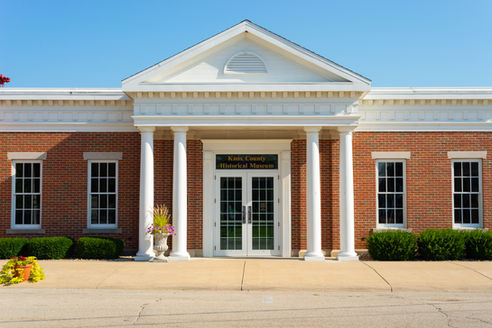 The Knox County Historical Museum, opened in 2009, on a beautiful Summer morning.