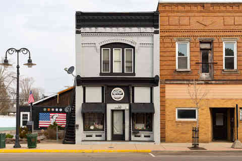 Montpelier, Ohio - United States - March 22nd, 2026: Exterior of downtown building in Montpelier, Ohio, USA. *FOR EDITORIAL USE ONLY