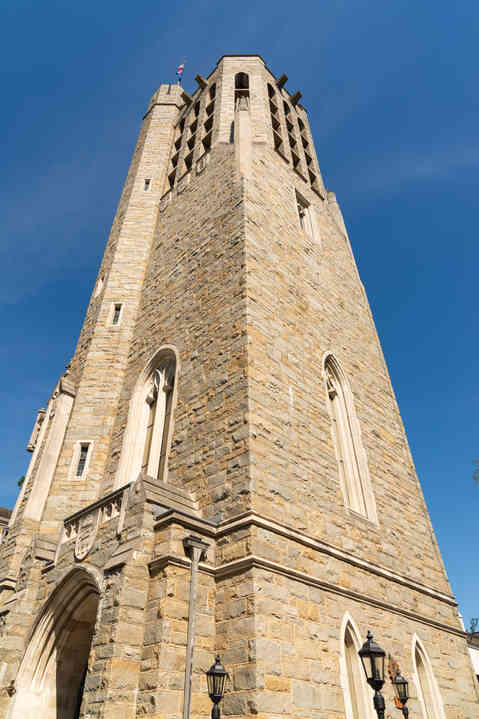 King of Prussia, Pennsylvania - United States - May 1st, 2026: Exterior of the Washington Memorial Chapel at Valley Forge National Historical Park, Pennsylvania, USA. *FOR EDITORIAL USE ONLY