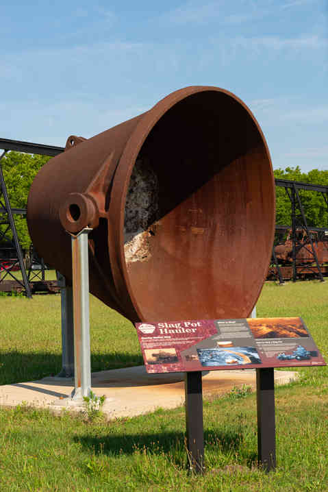 Roebling, New Jersey - United States - July 10th, 2026: The Roebling Museum grounds, location of the former historic steel mill, in Roebling, New Jersey, USA.