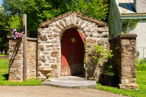 King of Prussia, Pennsylvania - United States - August 4th, 2026: The Jane Moore Farm, location of General Muhlenberg’s quarters during the Valley Forge encampment of 1777-78, in King of Prussia, Pennsylvania, USA.
