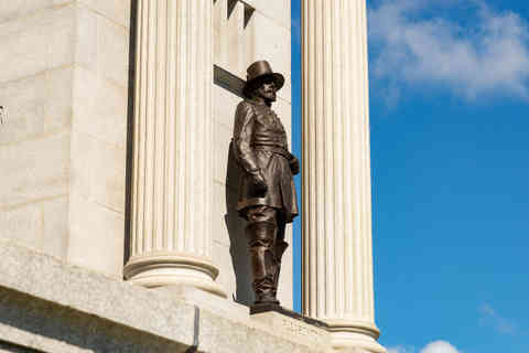 The State of Pennsylvania Monument at Gettysburg National Military Park in Gettysburg, Pennsylvania, USA.