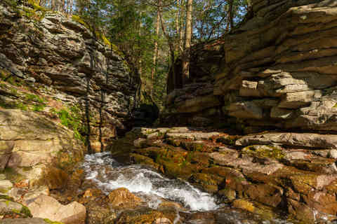 Landscape at Seven Tubs Recreation Area in Wilkes-Barre, Pennsylvania, USA.
