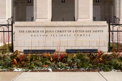 Nauvoo, Illinois - United States - December 30th, 2025: Exterior of the Nauvoo Temple for the Church of Jesus Christ of Latter Day Saints in Nauvoo, Illinois, USA. *FOR EDITORIAL USE ONLY