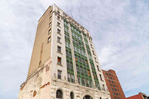 Wheeling, West Virginia - United States - March 25th, 2026: Exterior of downtown building in Wheeling, West Virginia, USA. *FOR EDITORIAL USE ONLY