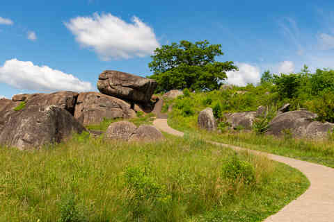 Devil's Den at Gettysburg National Military Park in Gettysburg, Pennsylvania, USA.