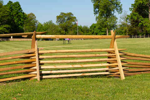 The Paoli Battlefield Historical Park grounds on a beautiful Spring morning in Malvern, Pennsylvania, USA.