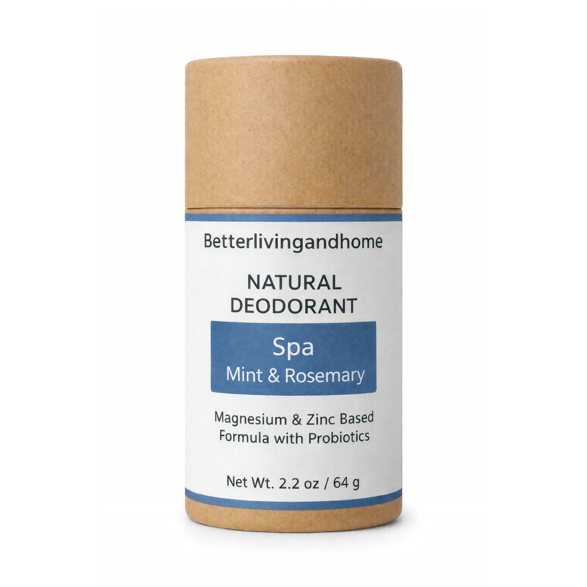 Spa - Mint & Rosemary | Natural Deodorant | 64g Stick