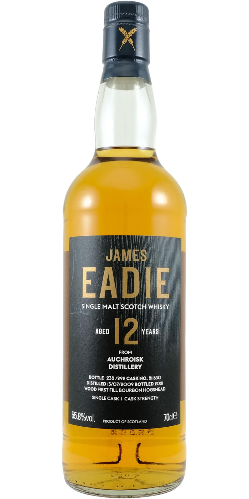 Auchroisk James Eadie 12 Jaar 0.7 Ltr