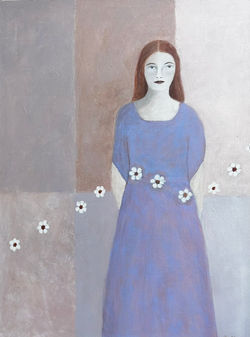Woman with Flower Belt
