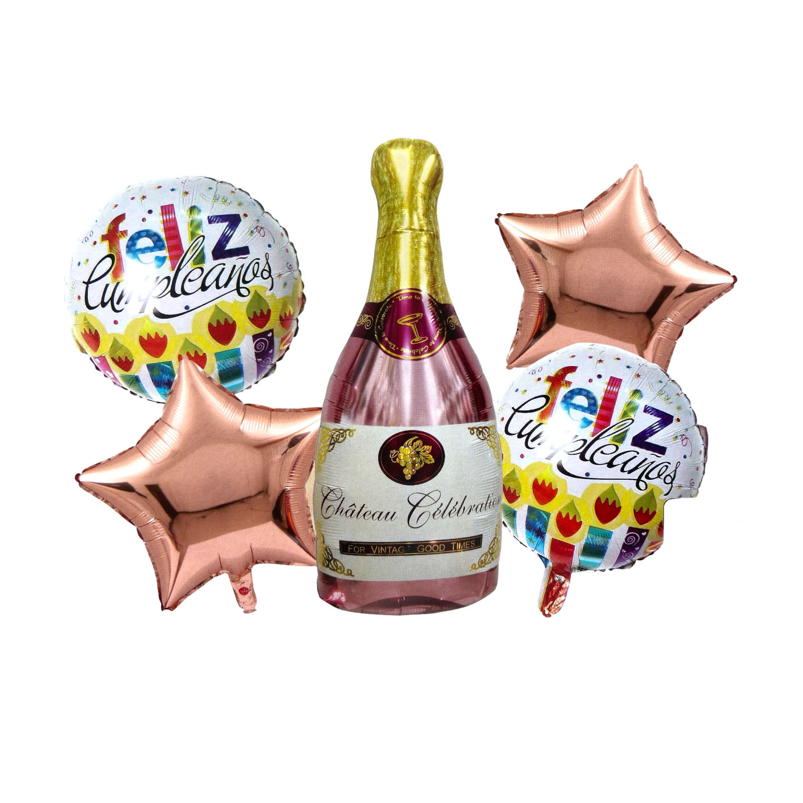 Set de globos Feliz Cumpleaños