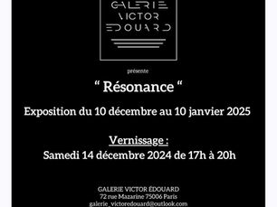 Mon univers artistique au cœur de l’exposition "Résonance"