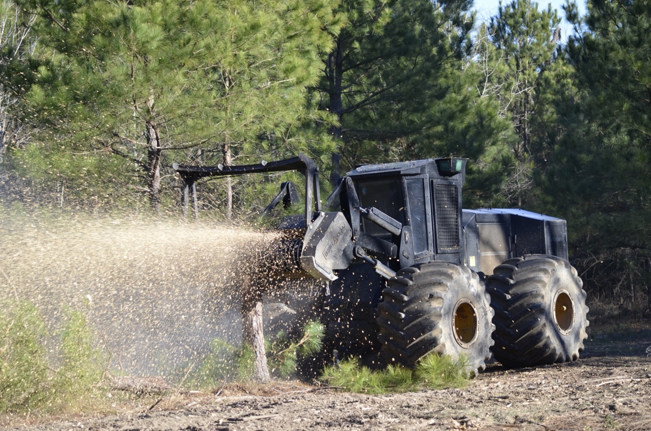 Wheeled forestry mulcher for land clearing in Sulphur Springs, TX