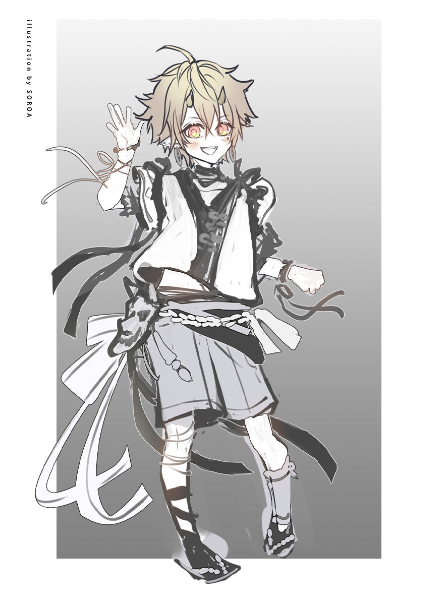ボイスドラマ作品のイラスト担当のお知らせ0 / 奈落に堕ちた鬼祓い