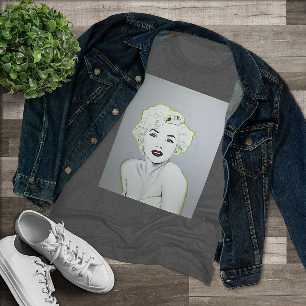 Thumbnail: Marilyn Monroe Women's Triblend Tee