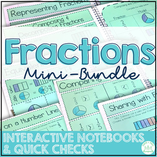 3rd Grade Fractions Interactive Notebook