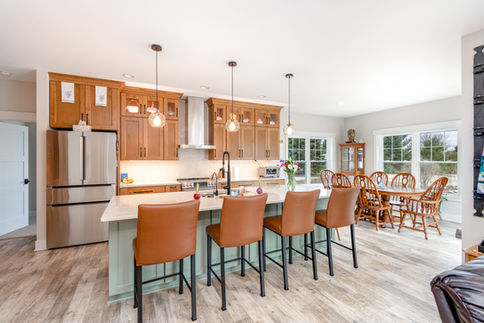 Posthuma Homes Ryan2 Floor Plan Kitchen Island, Sheboygan County Home Builder