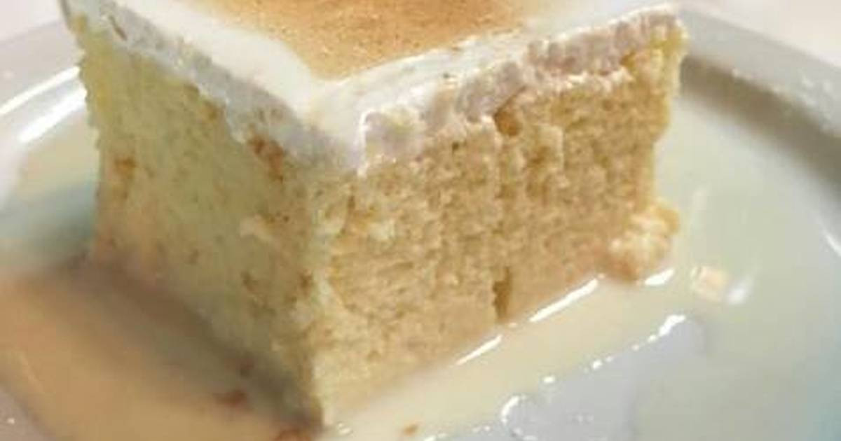 Postre 3 leches (Ing para 6 a 8 porciones)