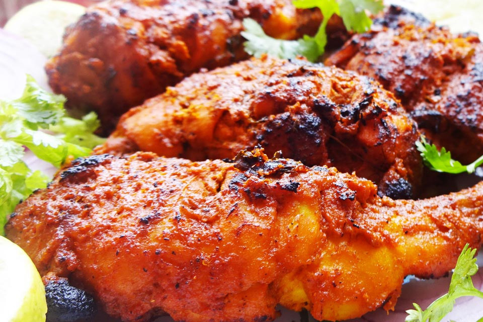 Pollo tandoori (Ing para 4 a 6 porciones)