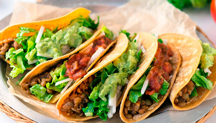 Tacos mexicanos (Ing para 6 porciones)