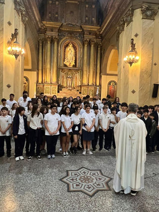 Misa de inicio escolar en Nivel Secundario