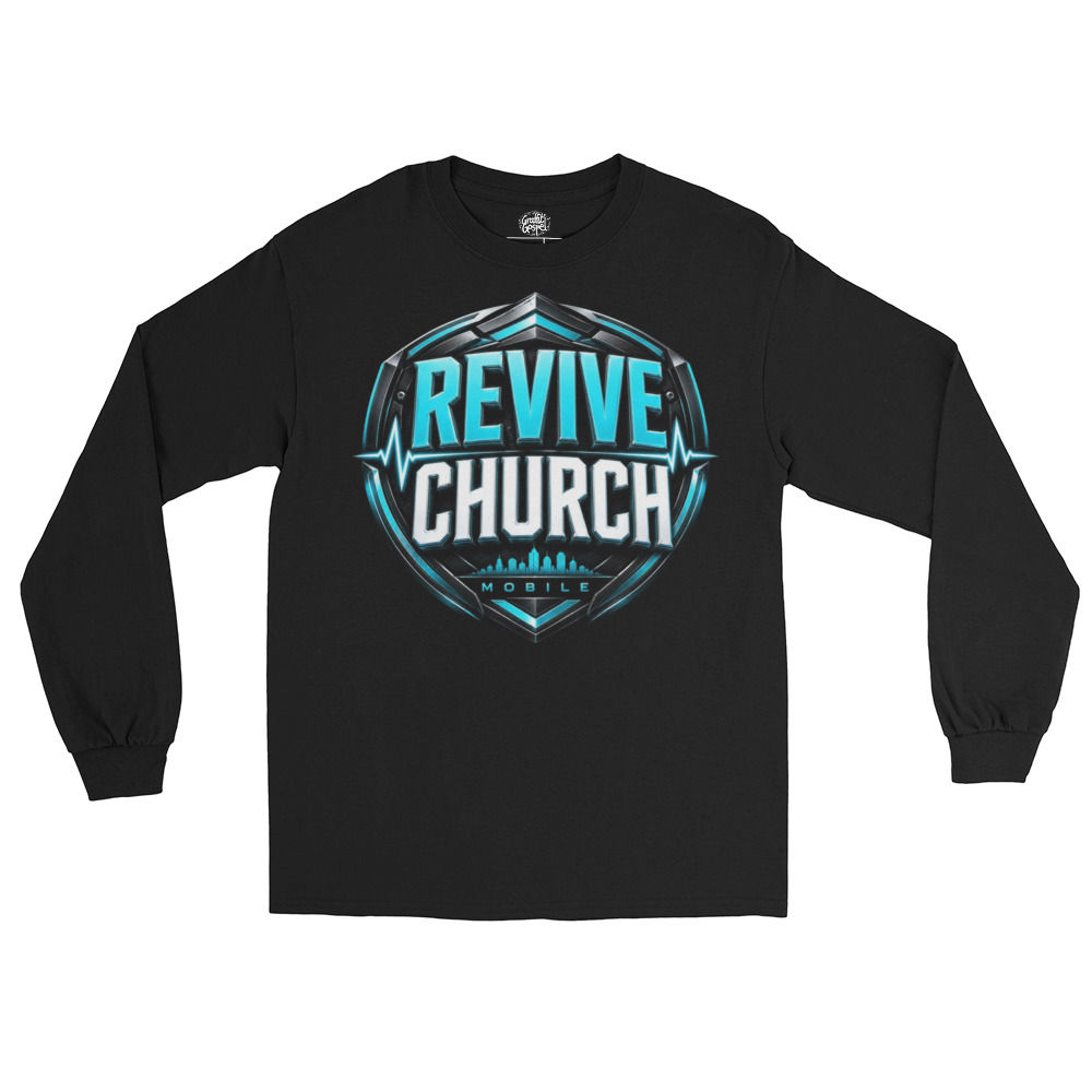 Revive Blue Logo Long Sleeve Shirt