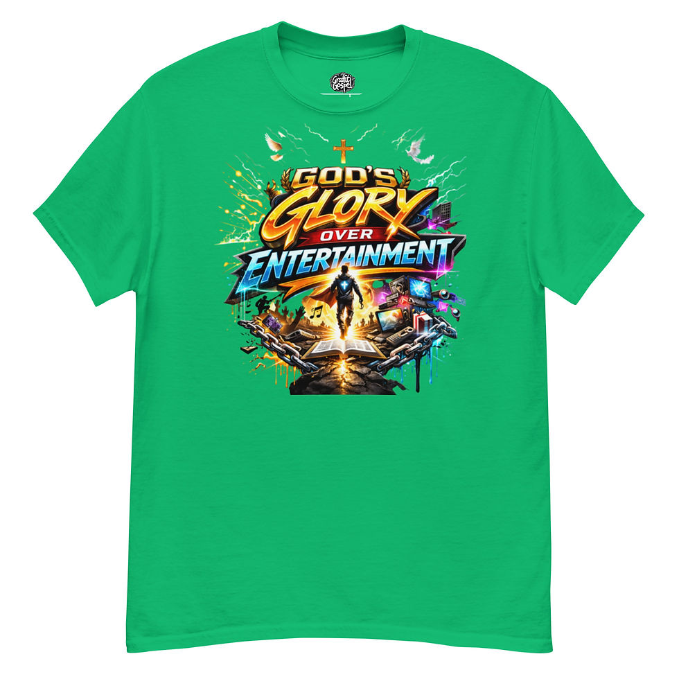 Thumbnail: God's Glory Over Entertainment- Unisex classic tee