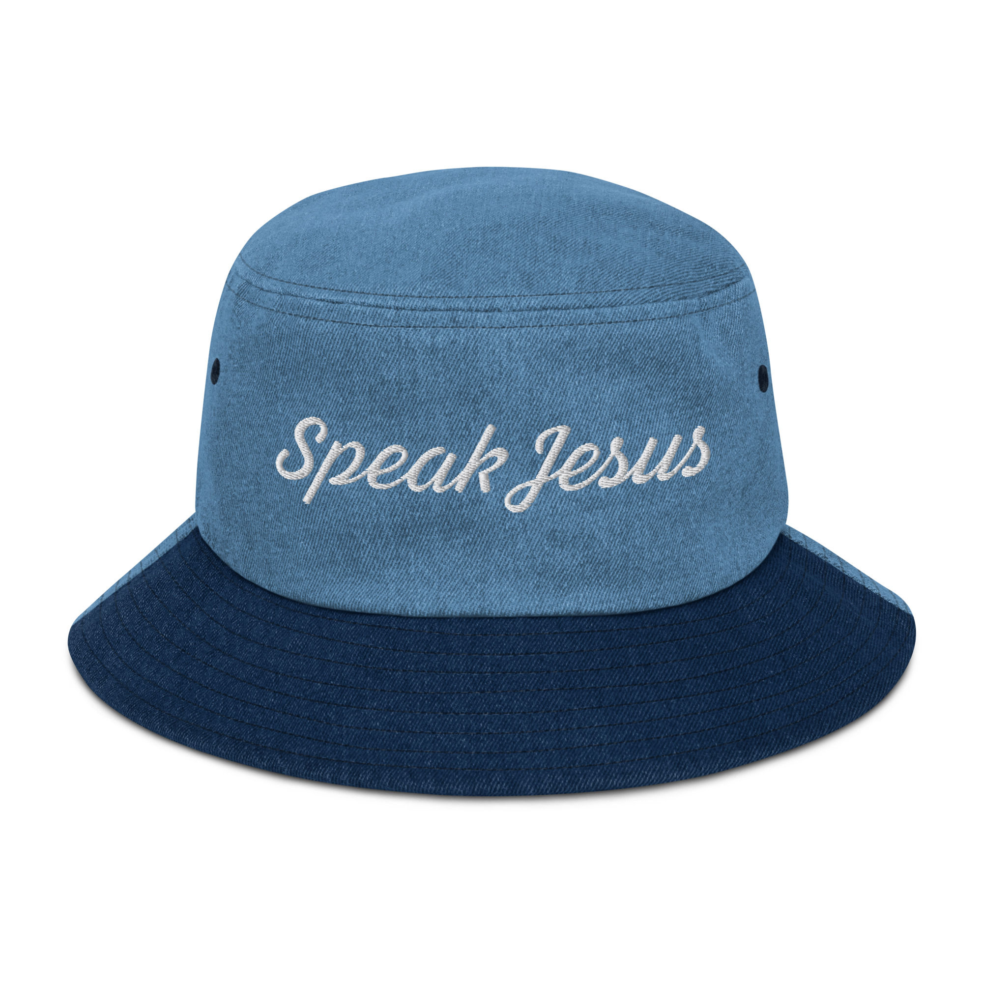 3 -Denim bucket hat