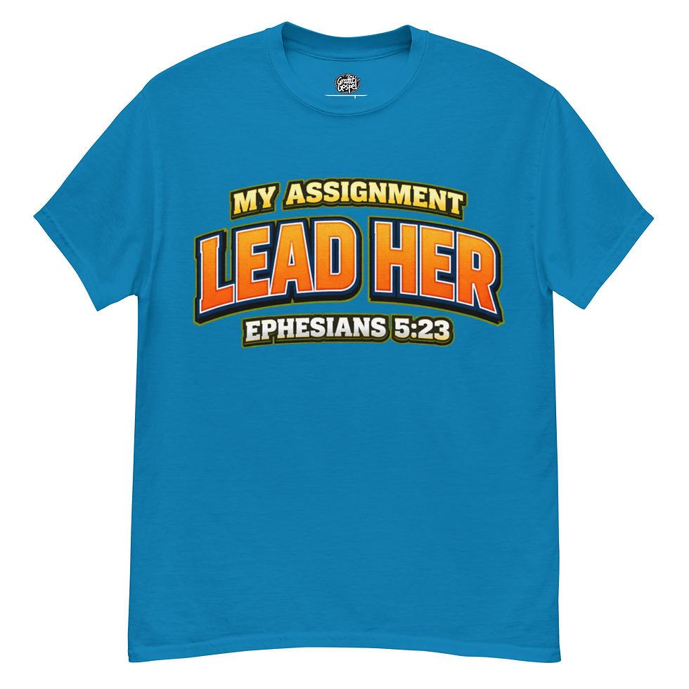 Thumbnail: Lead Her - My Assignment (Colors)Unisex classic tee