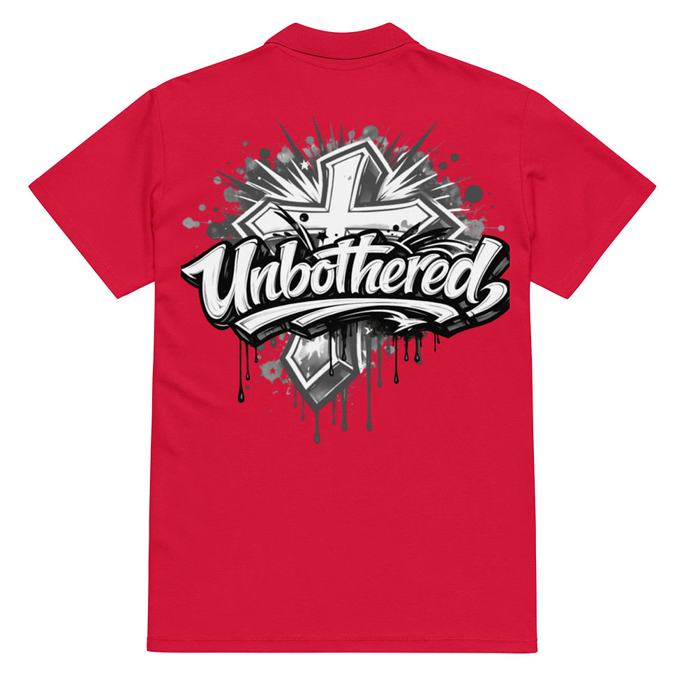 Thumbnail: Unbothered - Premium pique polo shirt