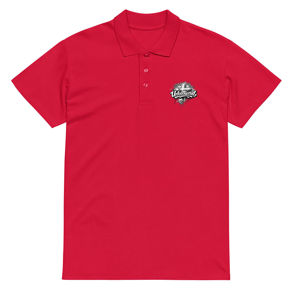 Thumbnail: Unbothered - Premium pique polo shirt