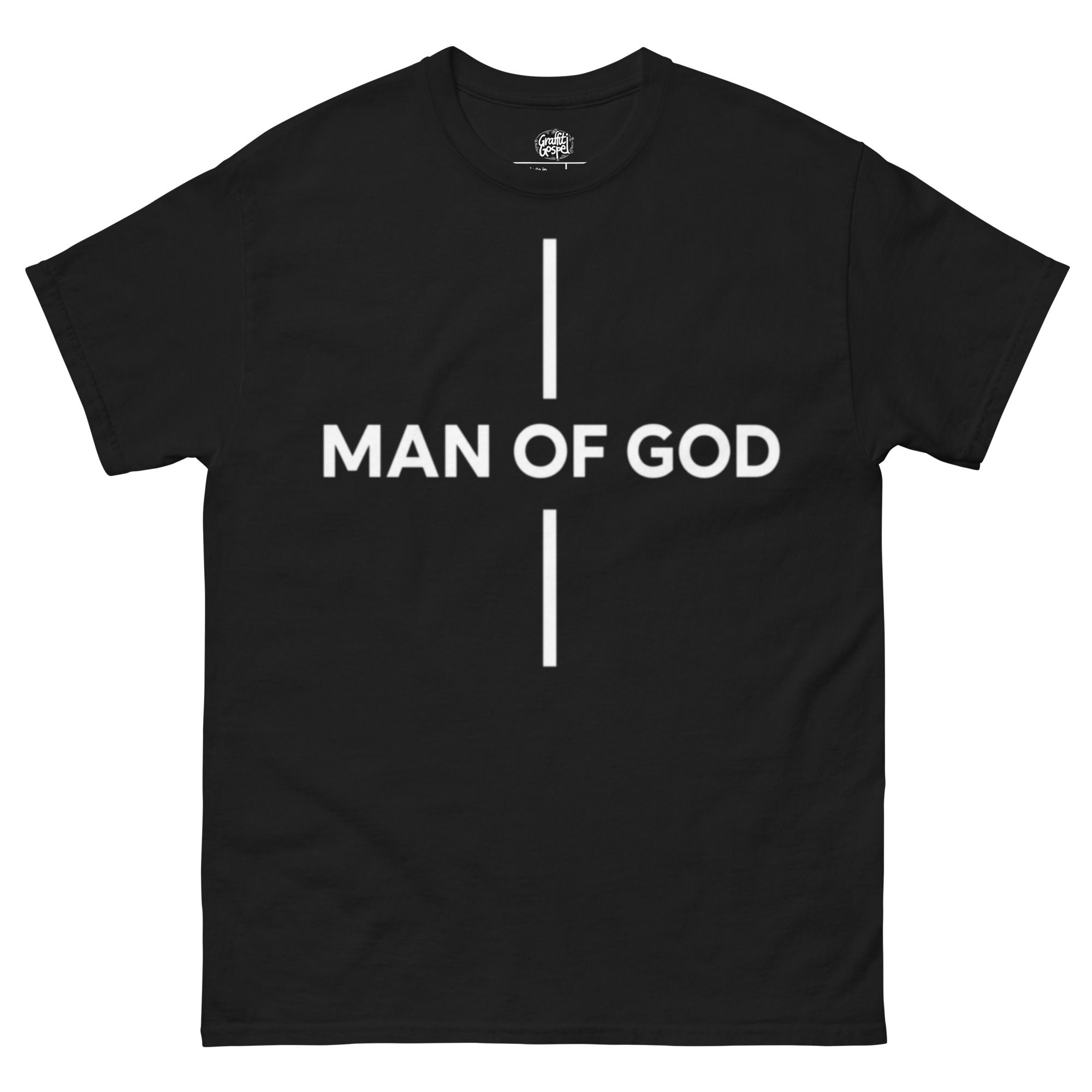 Man of God Classic Tee w/ Cross